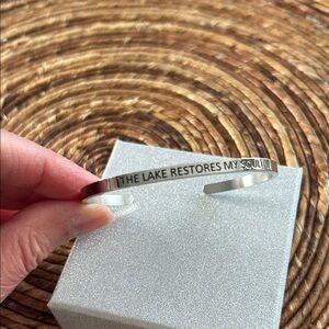 Silver Inspirational Bracelet